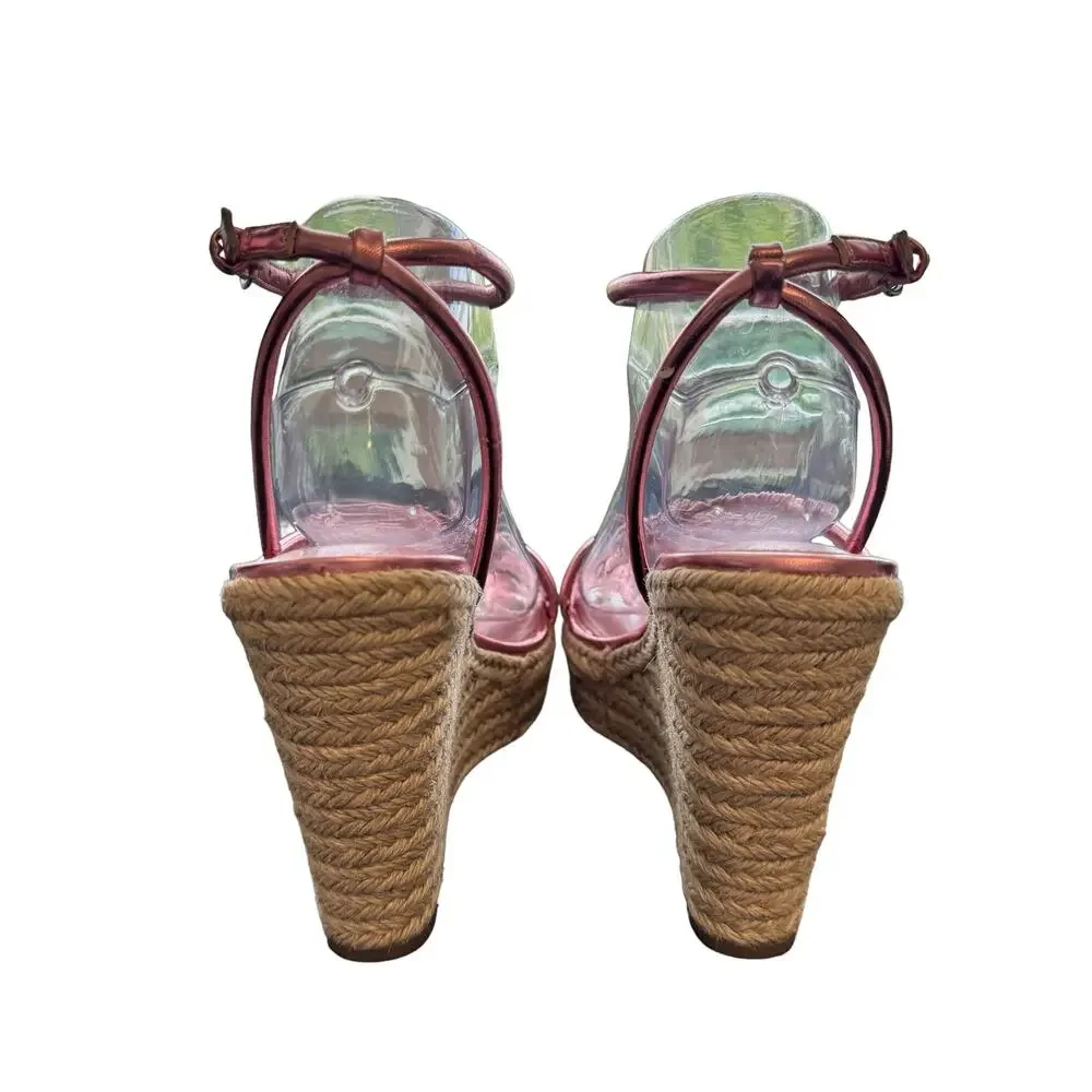Nine West ~ Hipsta Espadrille Platform Wedge Sandals Size 8M